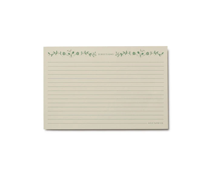 Artichoke Recipe Cards - Set of 12
