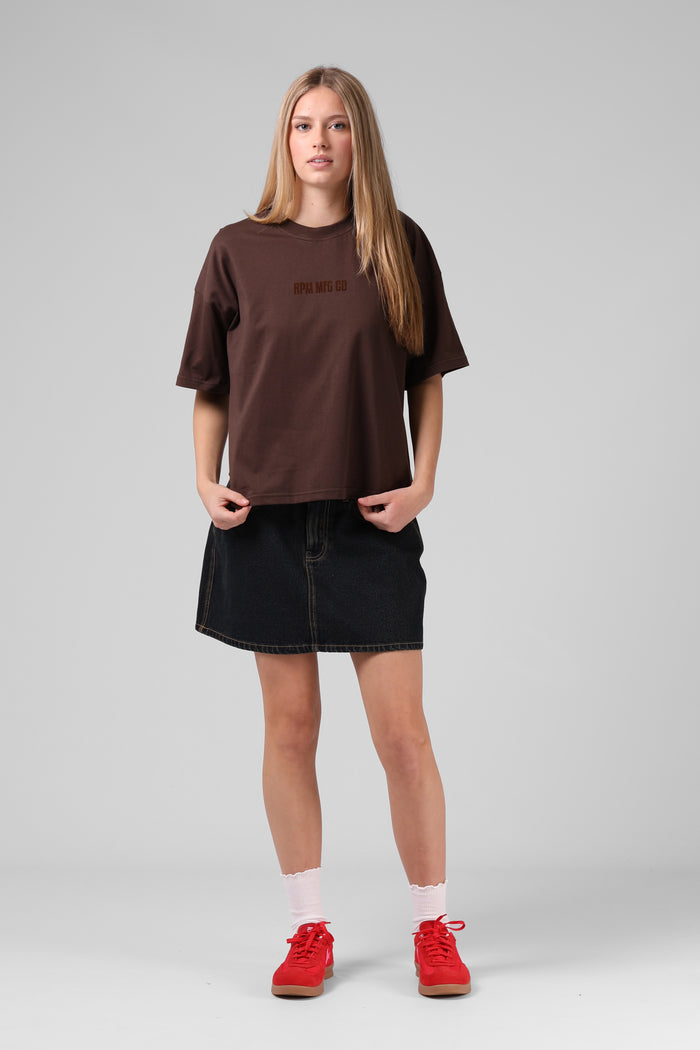 Box Tee - Brunette Brown