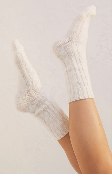 Cable Knit Socks