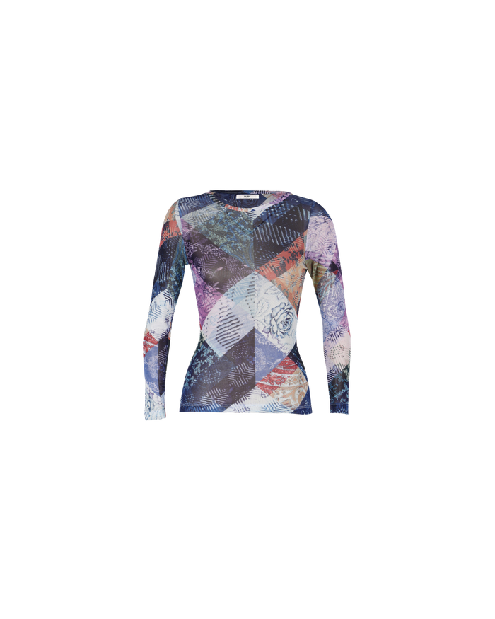 CHAPELLE MESH TOP PATCHWORK