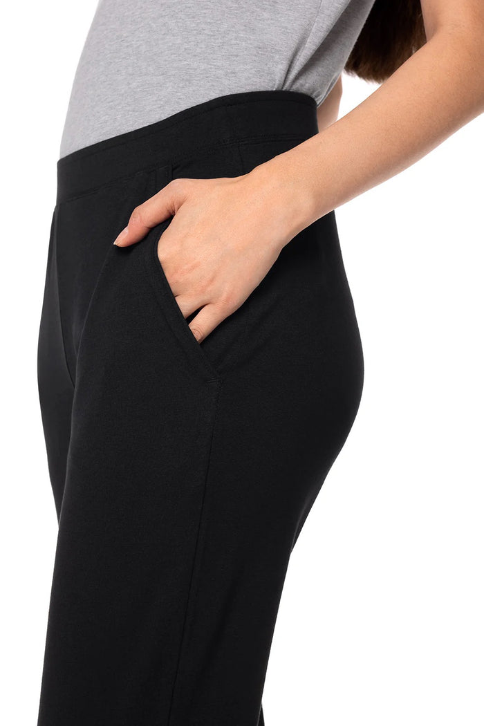 Coolibar Women's Black Cafe Ruche Pants Size L MSP$89