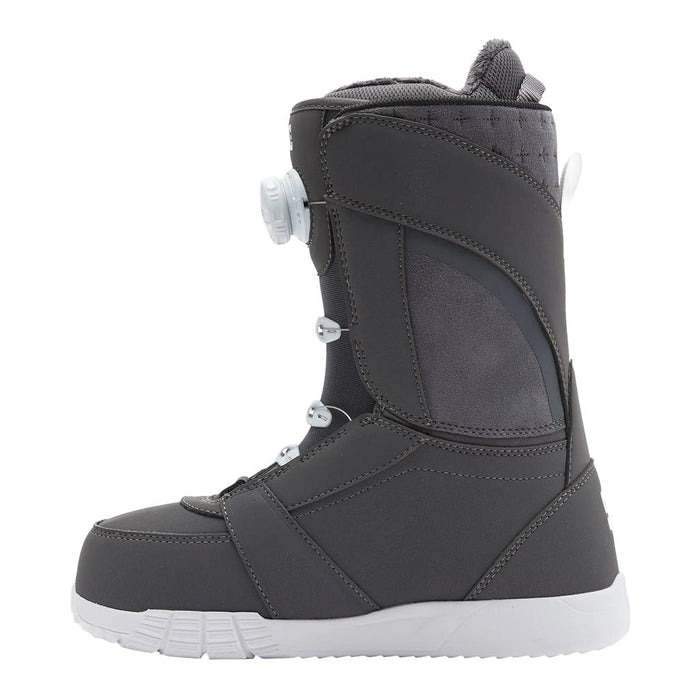 DC 2025 Womens Lotus Boa Boots - Dark Grey/White