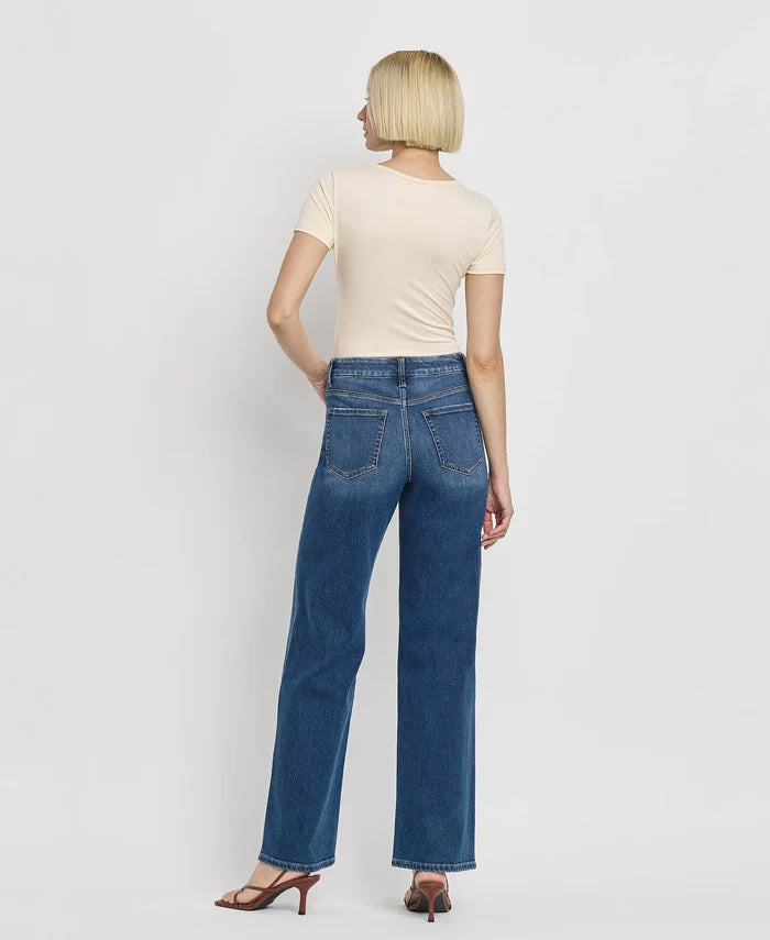 Demi Dark Wash Straight Leg Jeans