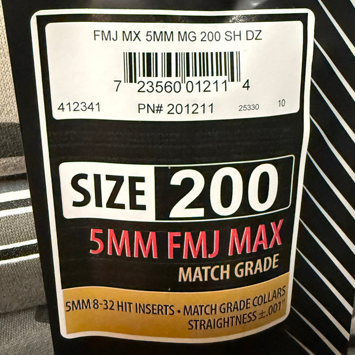 Easton FMJ MAX 5MM MG 200 Shafts 1 DZ