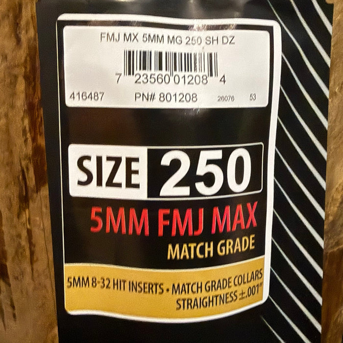 Easton FMJ MAX 5MM MG 250 Shafts. 1 DZ