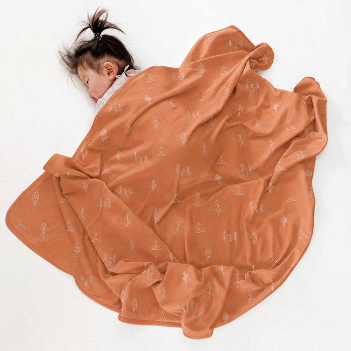 Ecolino® Toddler Blanket, 100% Organic Cotton Blanket, 52.5" x 40", Desert