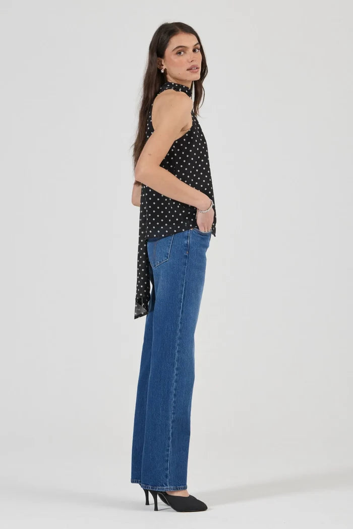 Edie Halter Polka Dot Top