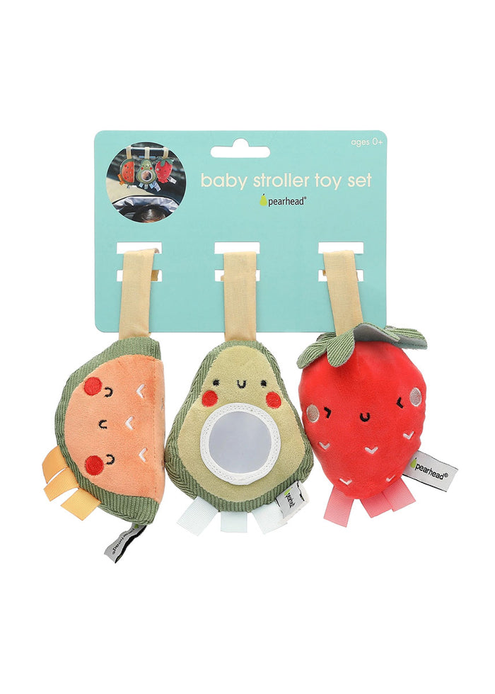 Fruit Stroller Plush Toys - Set of 3