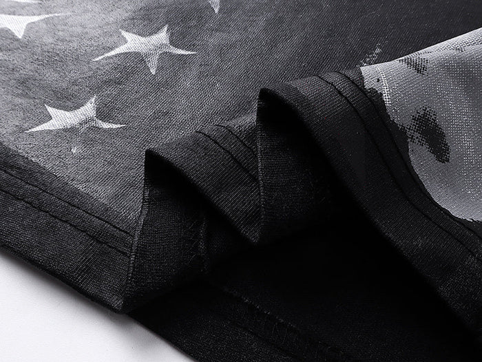 GODSPEED Men's Black L.O.T.F Crew Neck T-Shirt