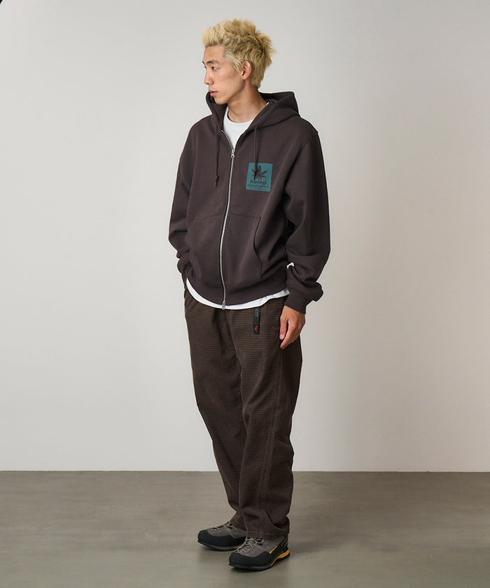Hemp Zip Hooded Sweatshirt