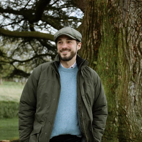 Hicks & Brown Felsham Tweed Baker Boy Cap