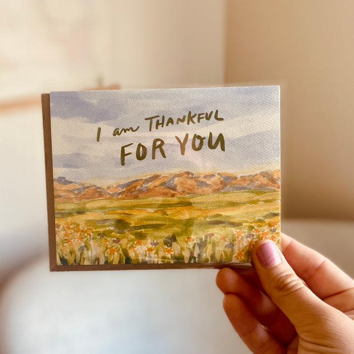 I am Thankful For You