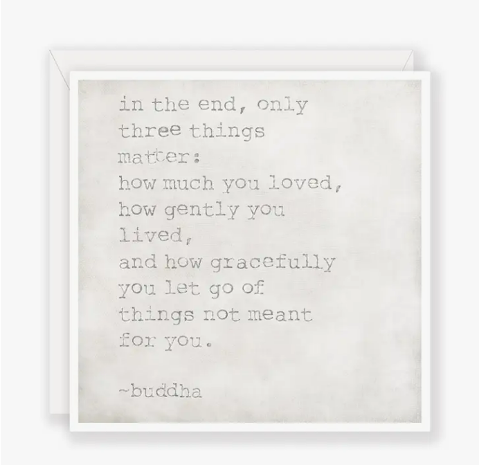 In the end - Greeting Card