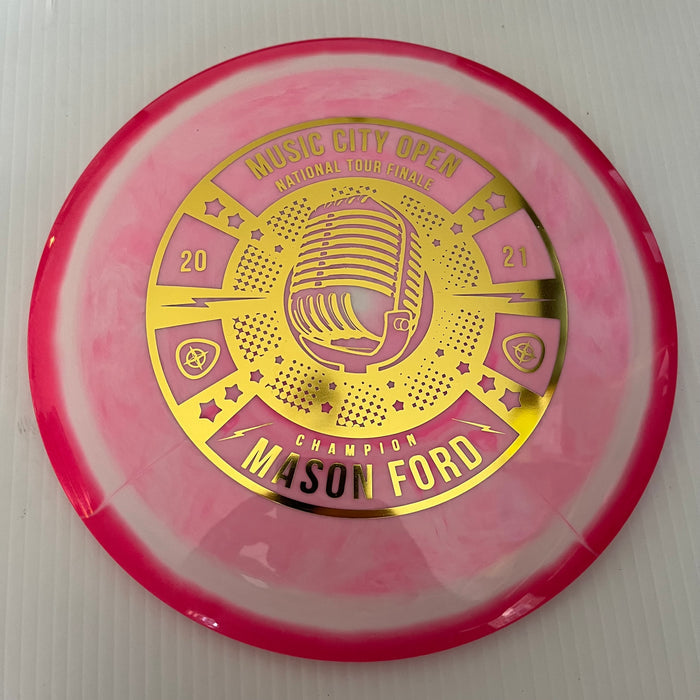Pink Halo/Gold Stamp / 173-5 grams