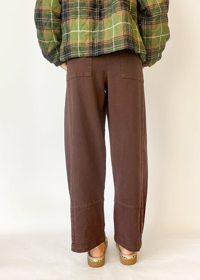 Ivy Jane Savannah Cropped Pants - Brown