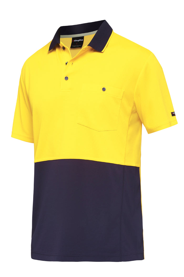 King Gee Workcool Hyperfreeze Spliced Polo Short Sleeve K54205