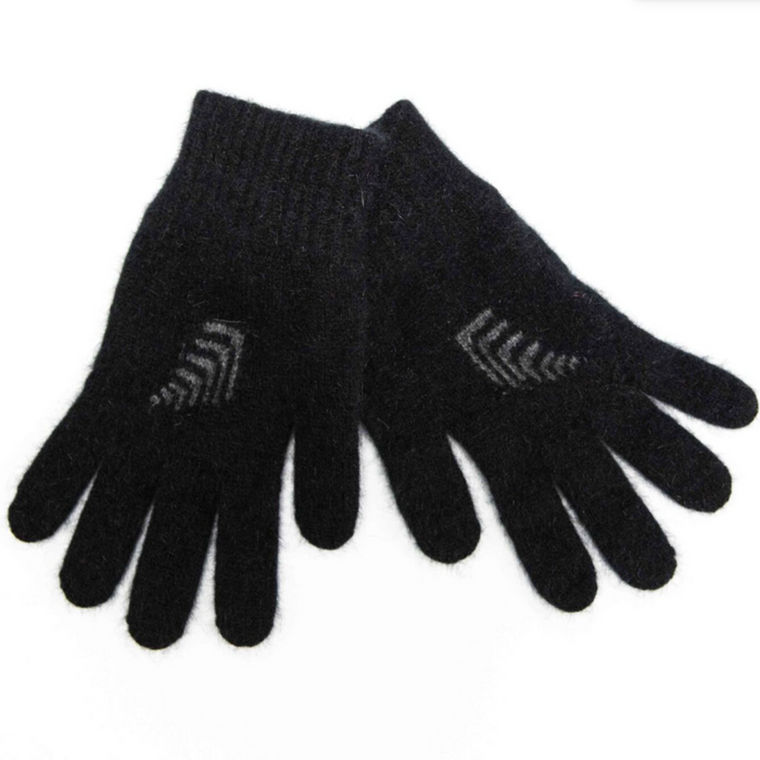 Koru - Merino & Possum 'NZ Supporters' Silver Fern Gloves