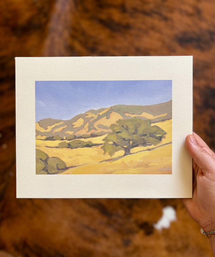Lone Oak 8" x 10" Print by Little Salt Wagon