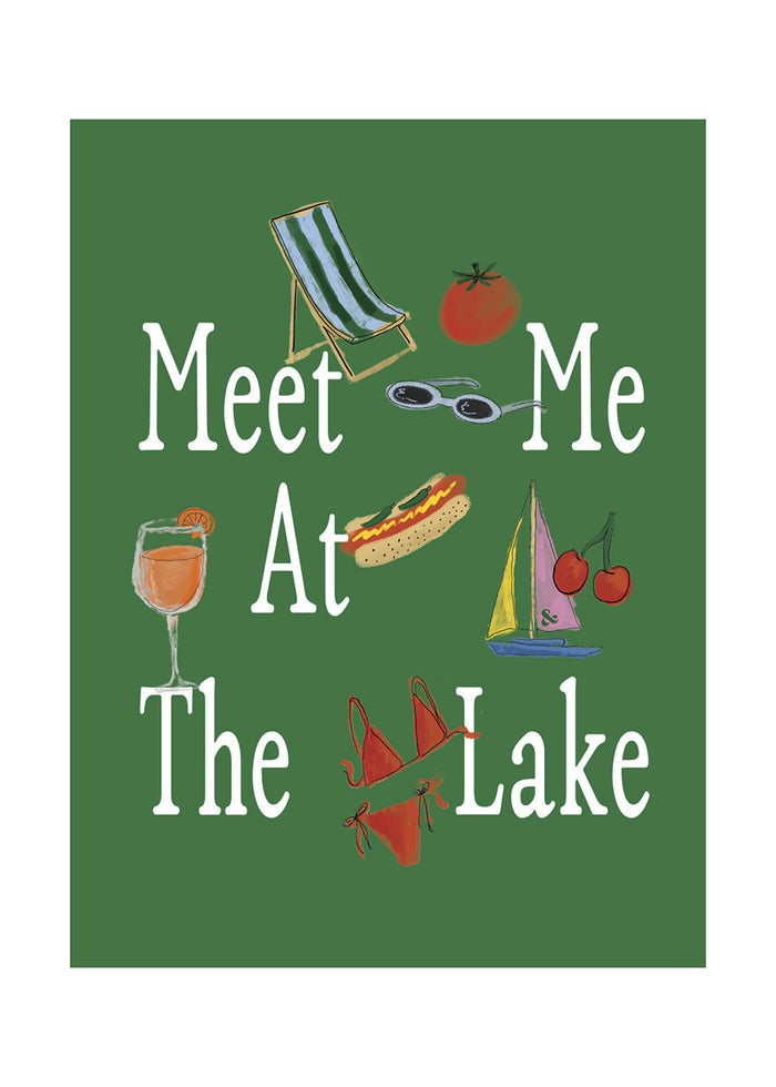 Meet Me At The Lake Poster