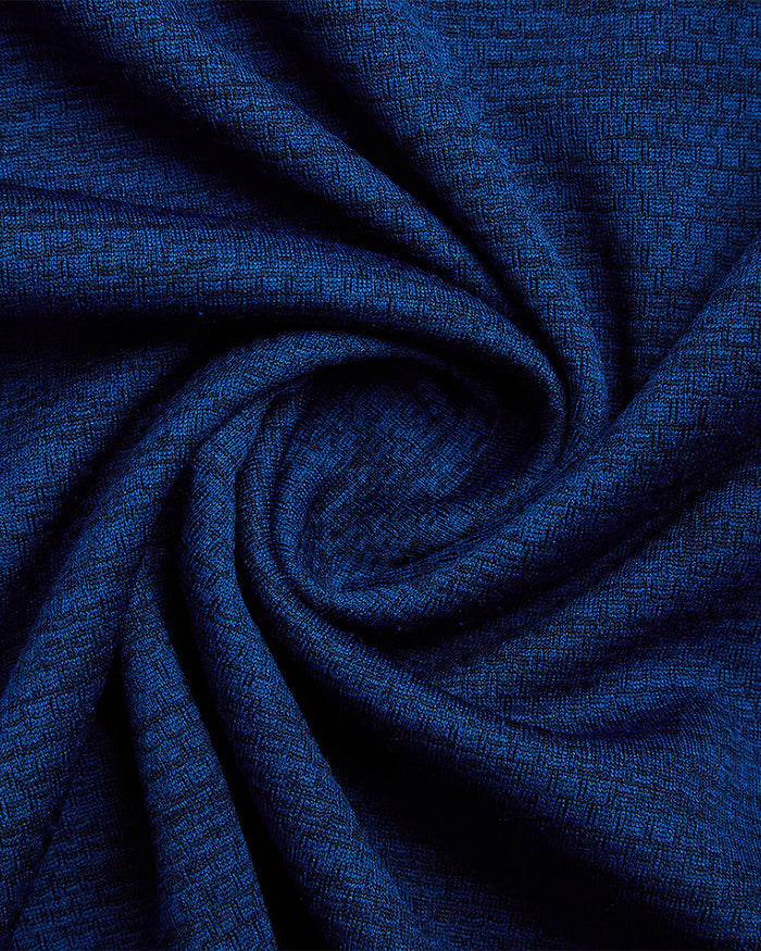 Men's Knit Half Zip - Blue