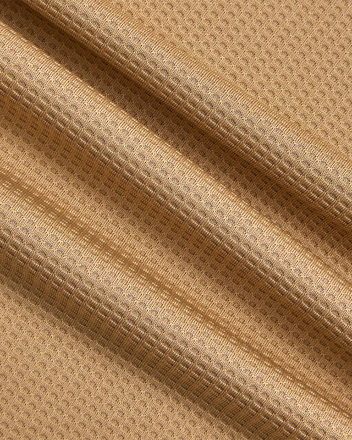 Men's Long Sleeve Thermal Henley - Sand