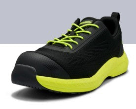 Men's Safety Jogger Composite Toe Cap Black Yellow 842