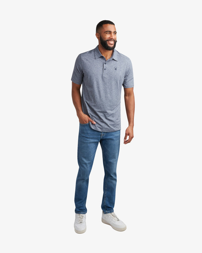 Men's Short Sleeve Jersey Polo - Navy