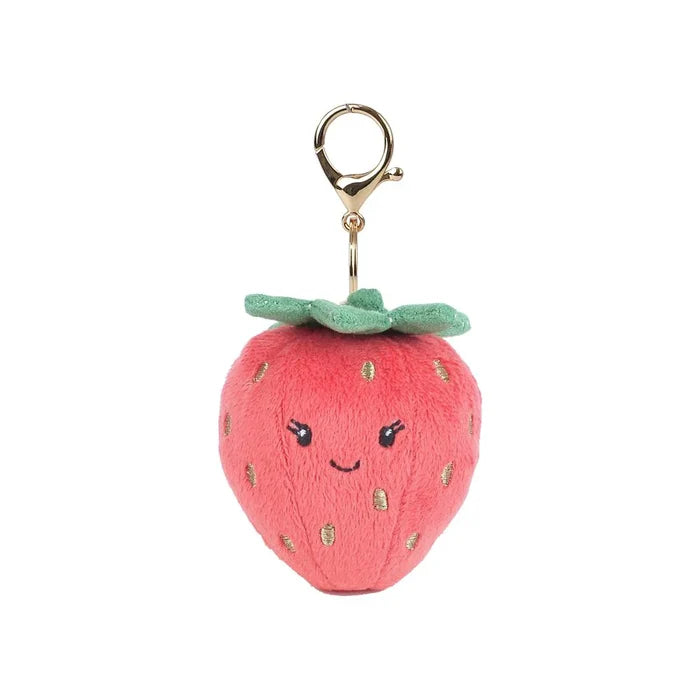 Mon Ami Strawberry Plush Bag Charm