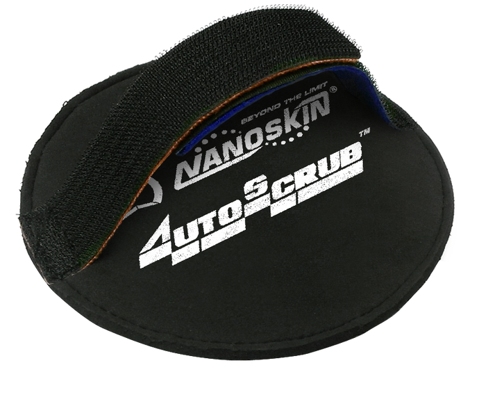 NANOSKIN 5 3/4" Hand Strap Applicator for 6" AUTOSCRUB Pad - Detailing Connect
