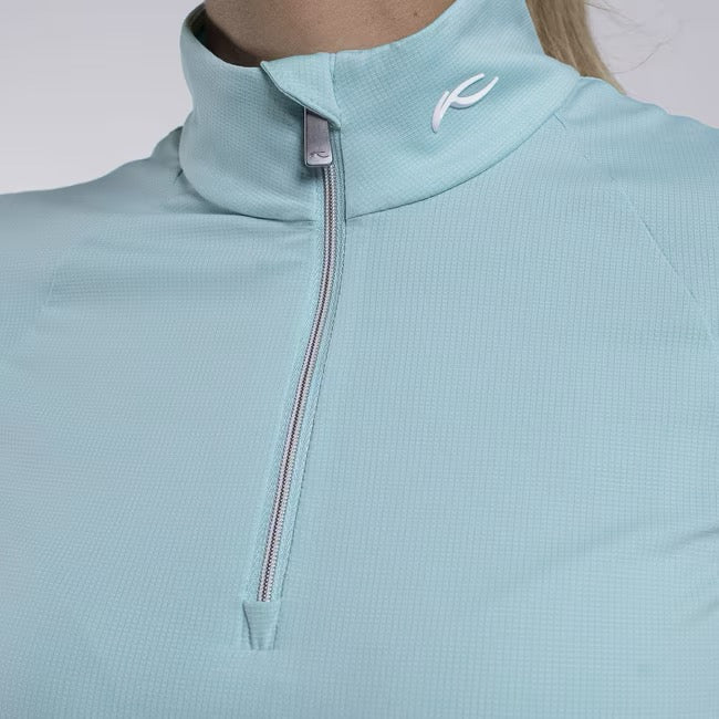 New Kjus Women's Collagen Midlayer Half-Zip - Capri Size XS MSP$199