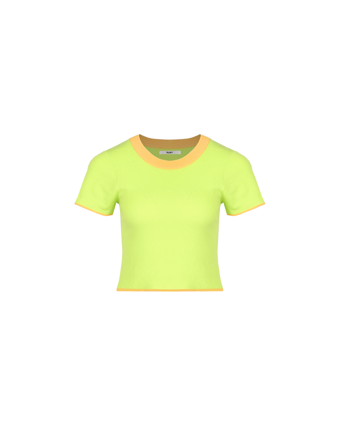 NIXON BABY TEE LIME