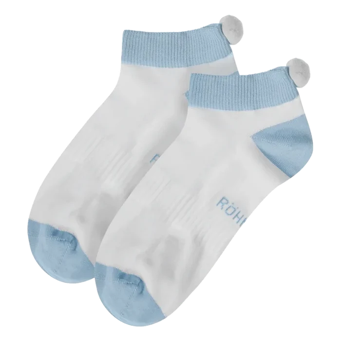 Rohnisch 2-Pack Pom Pom Socks - Blue