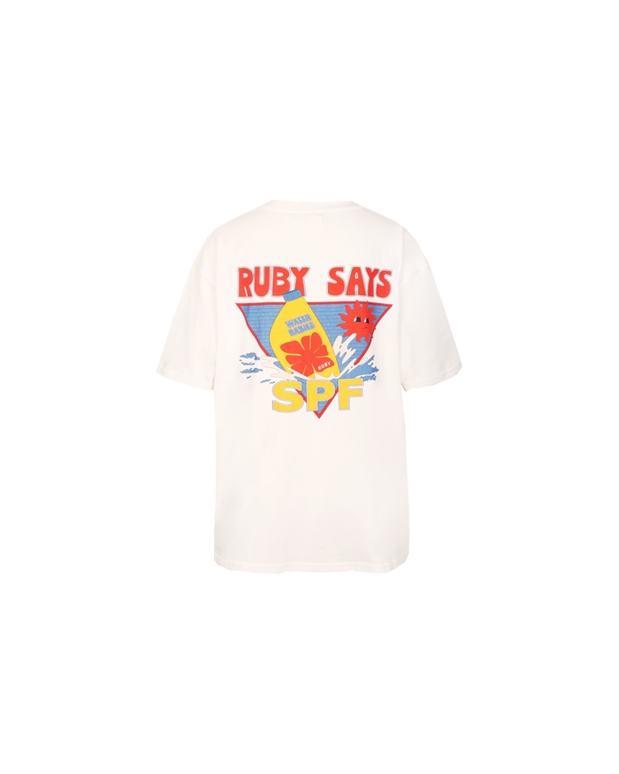 RUBY SAYS T-SHIRT RUBY SAYS SPF
