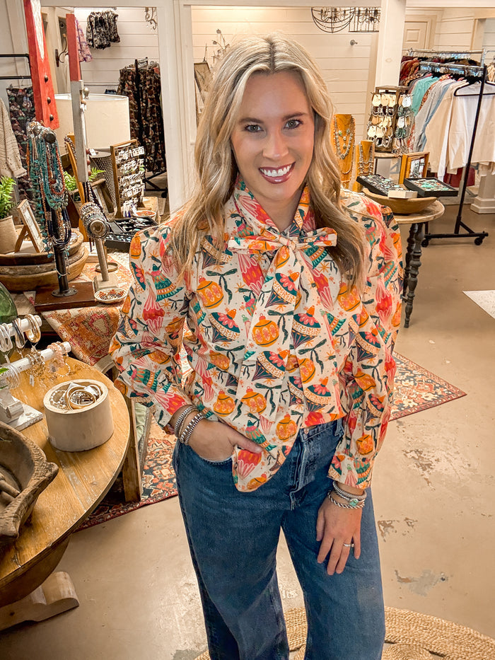 SADIE ORNAMENTS BLOUSE