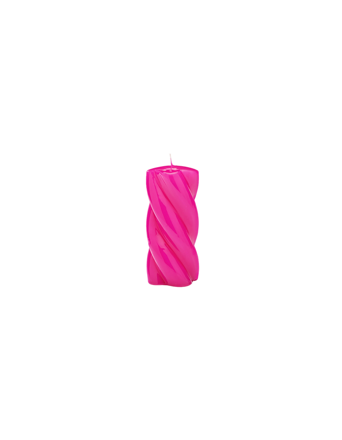 TWISTED CANDLE LONG HOT PINK