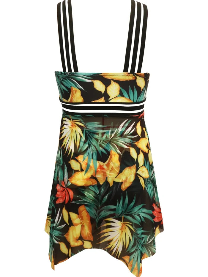 Printed cutout swimwear for women in a matching two-piece design, displayed clearly with listed product details at PrintOne1.