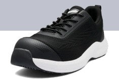 Unisex Safety Jogger Composite Toe Cap Black and White 840