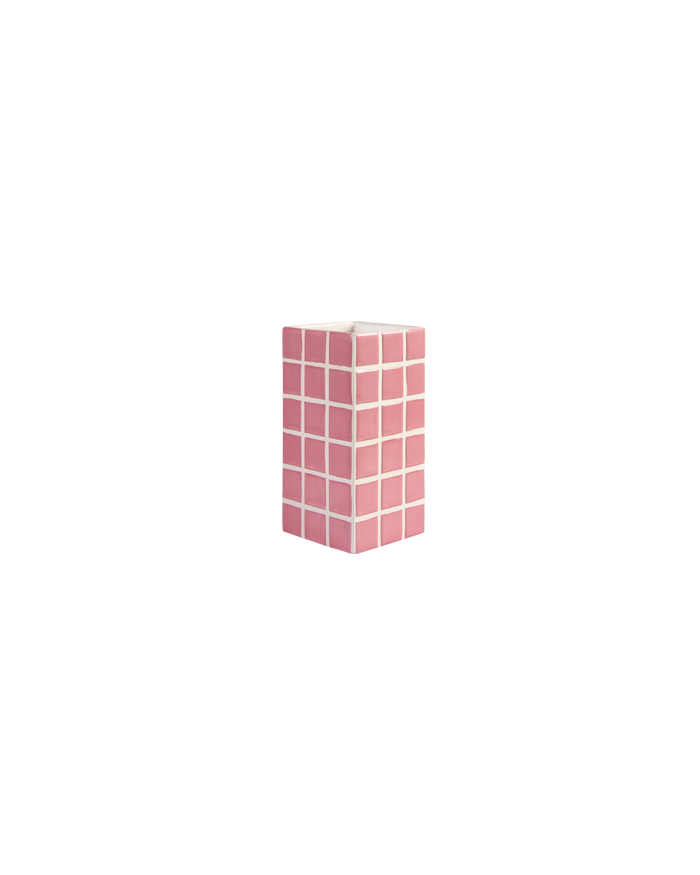 VASE TILE PINK