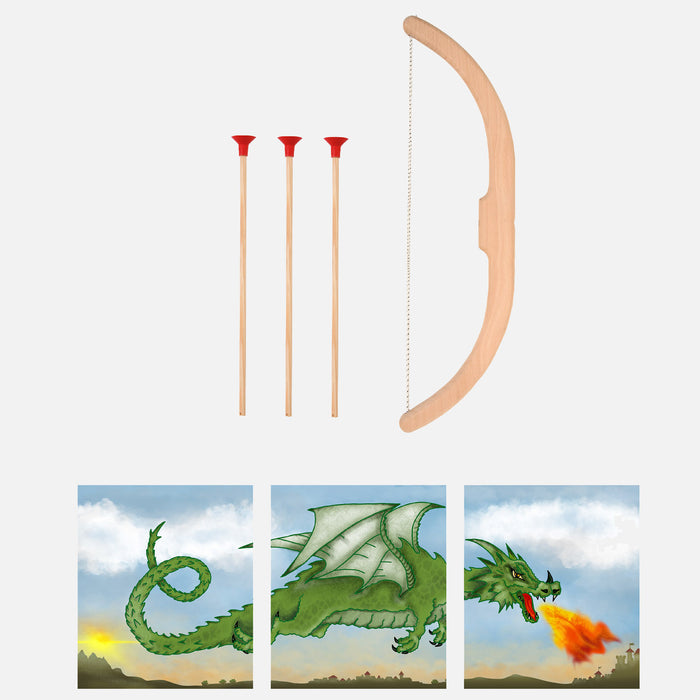 Wooden Play Bow Set