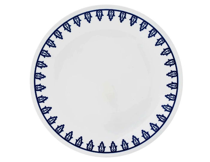 1 Corelle Boutique PORTO CALLE 8 1/2" LUNCH Luncheon PLATE Blue Mavi