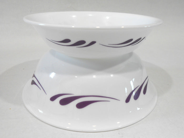 1 Corelle CELEBRATION BOWL Purple Splash CHOOSE: 18-oz Soup OR 10-oz Dessert NEW