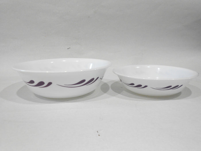 1 Corelle CELEBRATION BOWL Purple Splash CHOOSE: 18-oz Soup OR 10-oz Dessert NEW
