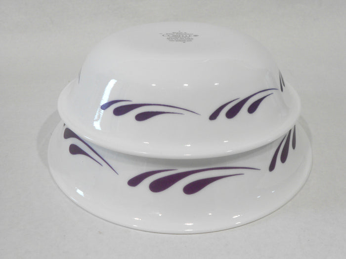 1 Corelle CELEBRATION BOWL Purple Splash CHOOSE: 18-oz Soup OR 10-oz Dessert NEW