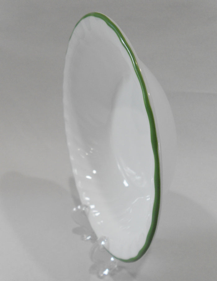 ❤️ 1 Corelle CHUTNEY or DELICATE ARRAY 18-oz Swirled SOUP CEREAL BOWL Green Rim