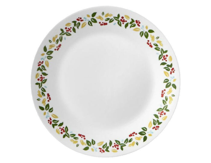 1 Corelle HOLIDAY BERRIES 6 3/4" Bread Dessert PLATE Seasonal Christmas Wreath