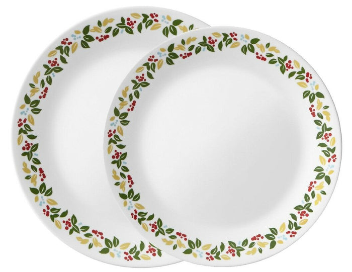 🎀 1 Corelle HOLIDAY BERRIES 8.5" LUNCH PLATE Seasonal Christmas Wreath
