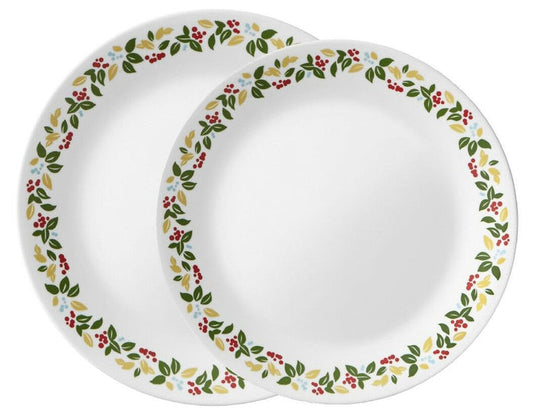 🎀 1 Corelle HOLIDAY BERRIES 8.5" LUNCH PLATE Seasonal Christmas Wreath