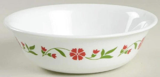 ❤️ 1 NEW Corelle Corning SPRING PINK 18-oz SOUP BOWL Cereal Salad 6.25" Red Floral