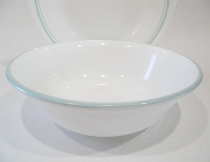 1 *New Corelle DELANO 18-oz SOUP CEREAL BOWL *Aqua Blue Sea Mist Pale Green Rim