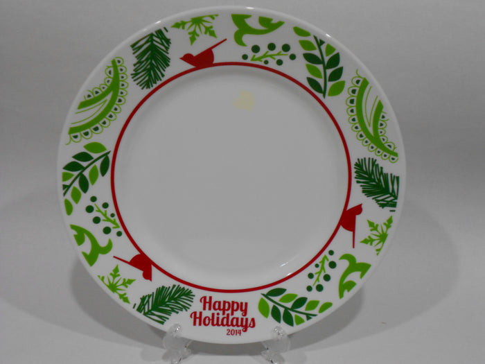 ❤️ 16-pc Corelle BIRDS and BOUGHS Dinnerware Set *CHRISTMAS + 2014 Holiday Plate